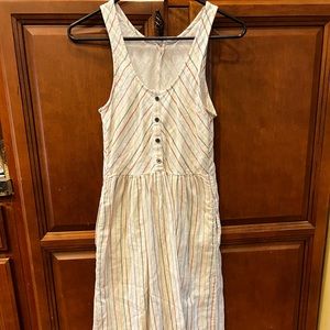 Flowy striped dress w/ pockets